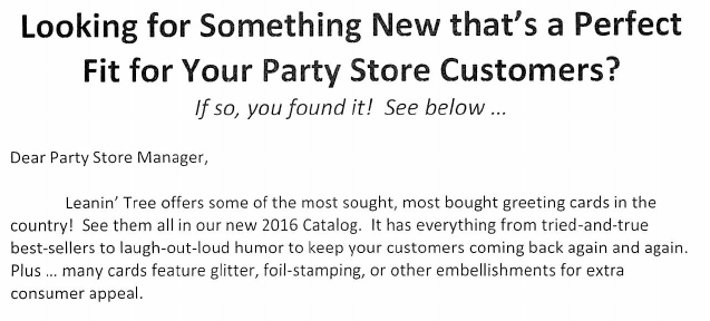 Looking for something that's a perfect fit for your party store customers?