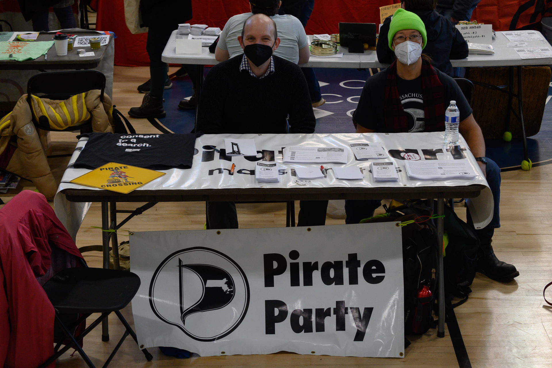 Pirates and Digital 4th at Boston Anarchist Bookfair 2023